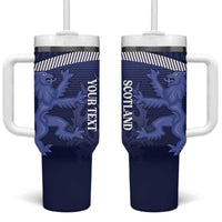 Scotland Football Custom Tumbler With Handle 2026 Come On Scottish Dragon Thistle - Wonder Print Shop