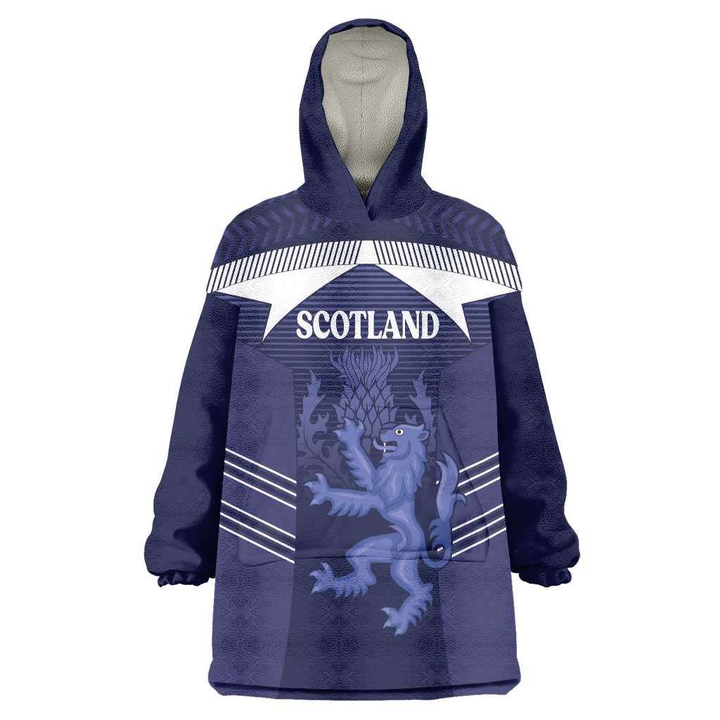Scotland Football Custom Wearable Blanket Hoodie 2026 Come On Scottish Dragon Thistle - Wonder Print Shop