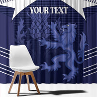 Scotland Football Custom Window Curtain 2026 Come On Scottish Dragon Thistle - Wonder Print Shop