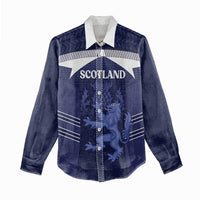 Scotland Football Custom Women Casual Shirt 2026 Come On Scottish Dragon Thistle - Wonder Print Shop