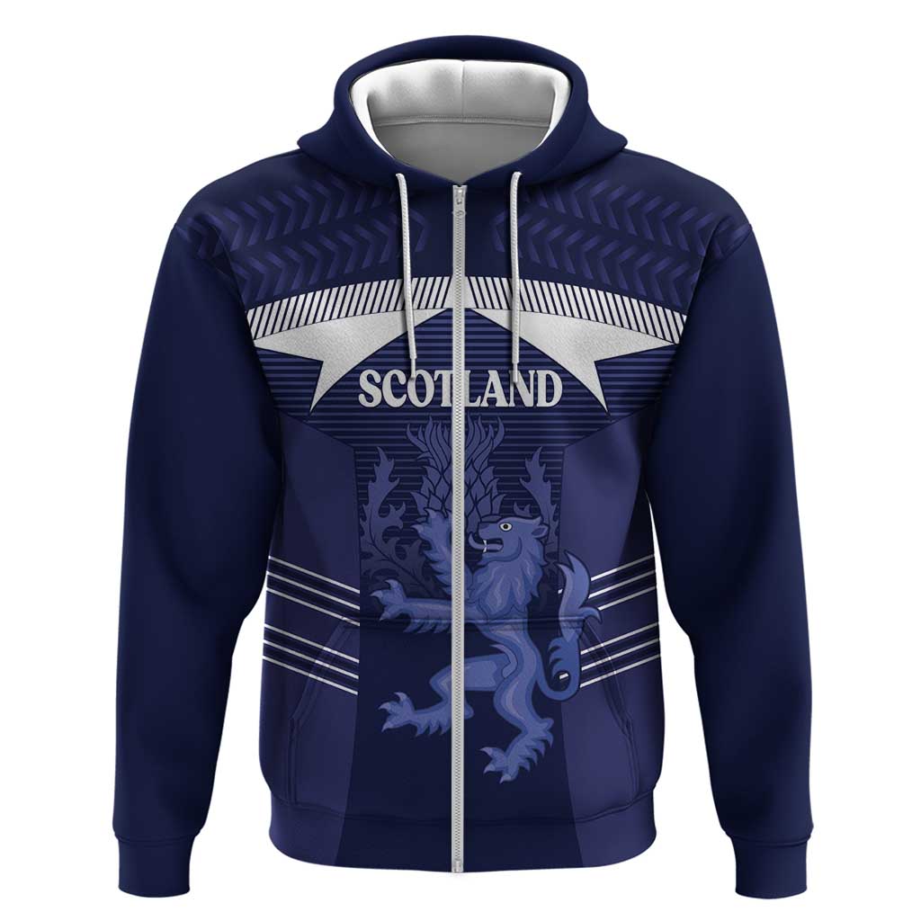Scotland Football Custom Zip Hoodie 2026 Come On Scottish Dragon Thistle - Wonder Print Shop