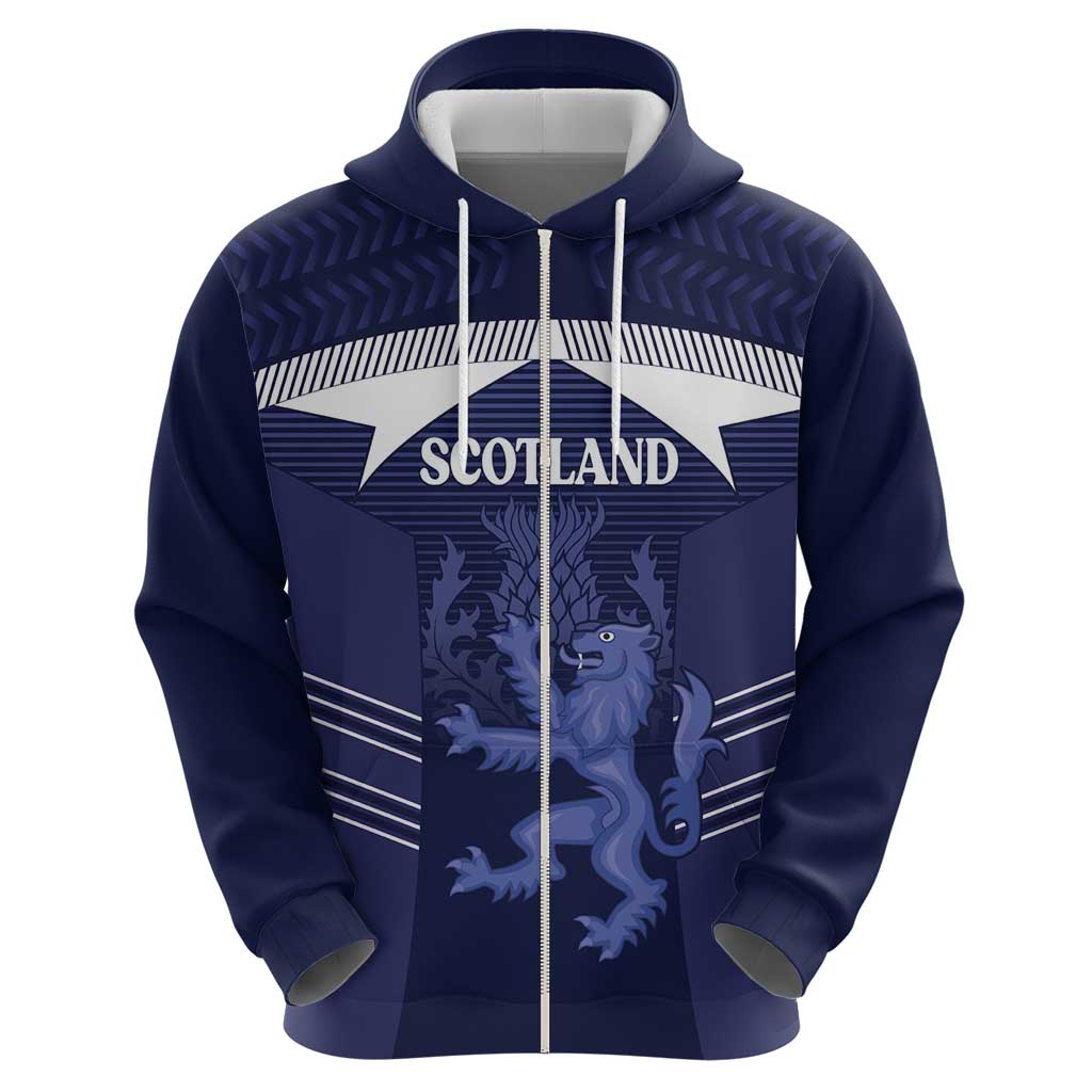 Scotland Football Custom Zip Hoodie 2026 Come On Scottish Dragon Thistle - Wonder Print Shop