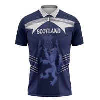 Scotland Football Custom Zipper Polo Shirt 2026 Come On Scottish Dragon Thistle - Wonder Print Shop