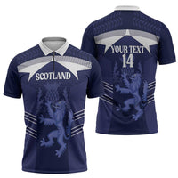 Scotland Football Custom Zipper Polo Shirt 2026 Come On Scottish Dragon Thistle - Wonder Print Shop