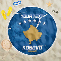 Custom Kosovo Football Beach Blanket Come On Dardanet