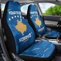 Custom Kosovo Football Car Seat Cover Come On Dardanet