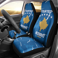 Custom Kosovo Football Car Seat Cover Come On Dardanet
