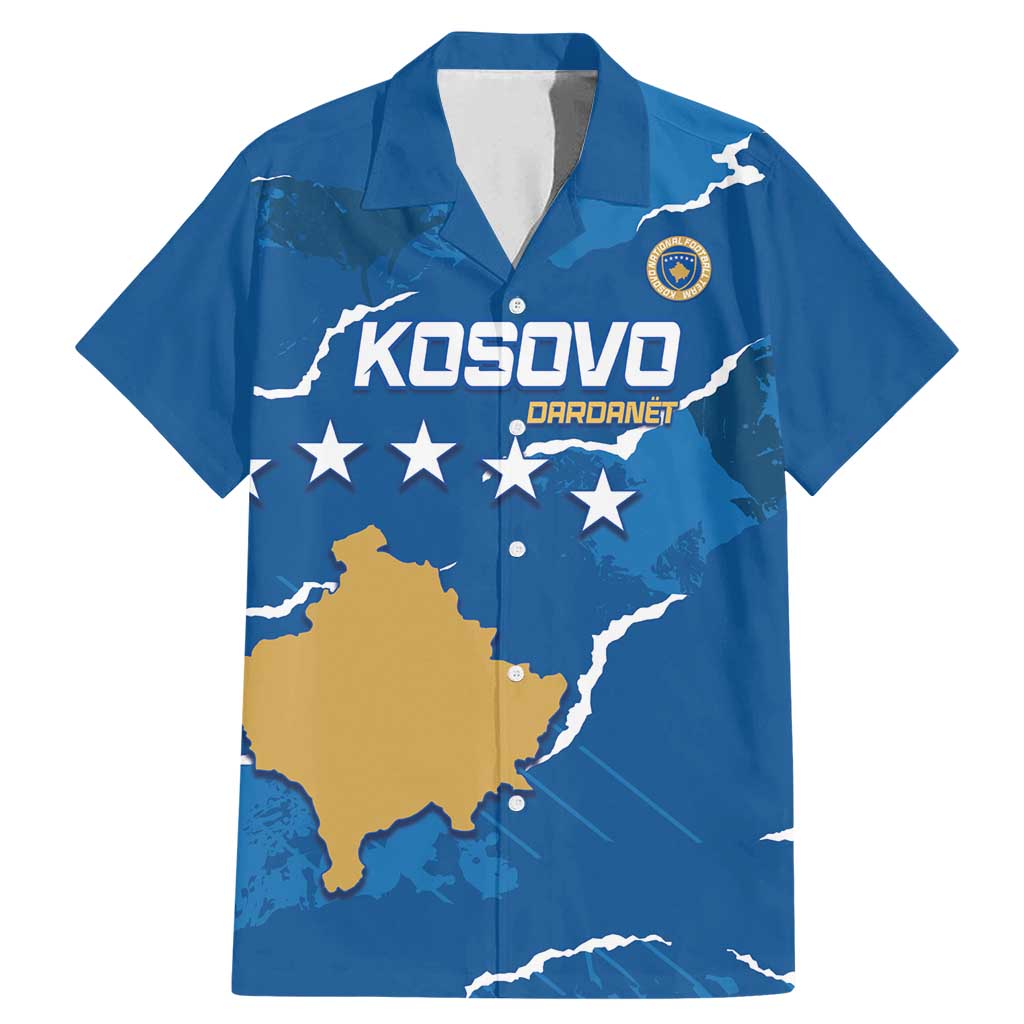 Custom Kosovo Football Family Matching Mermaid Dress and Hawaiian Shirt Come On Dardanet