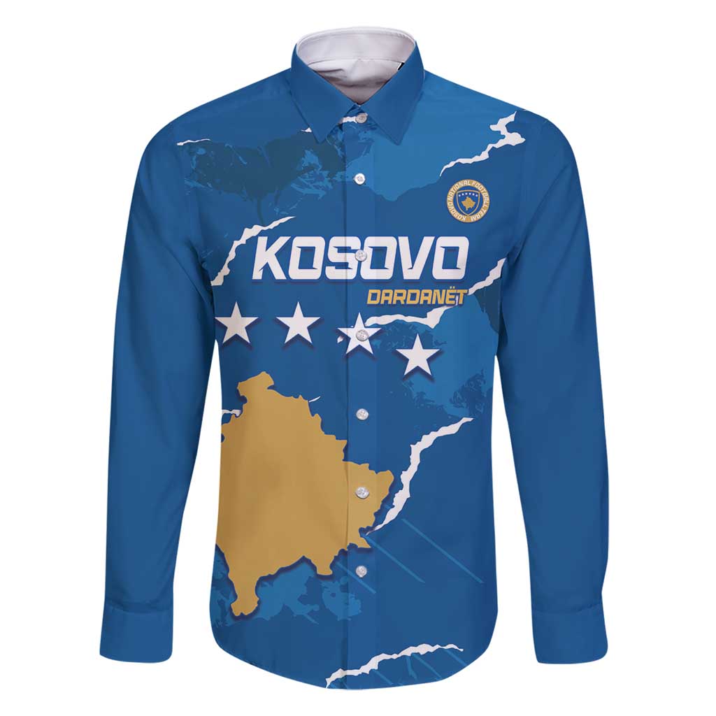 Custom Kosovo Football Family Matching Mermaid Dress and Hawaiian Shirt Come On Dardanet