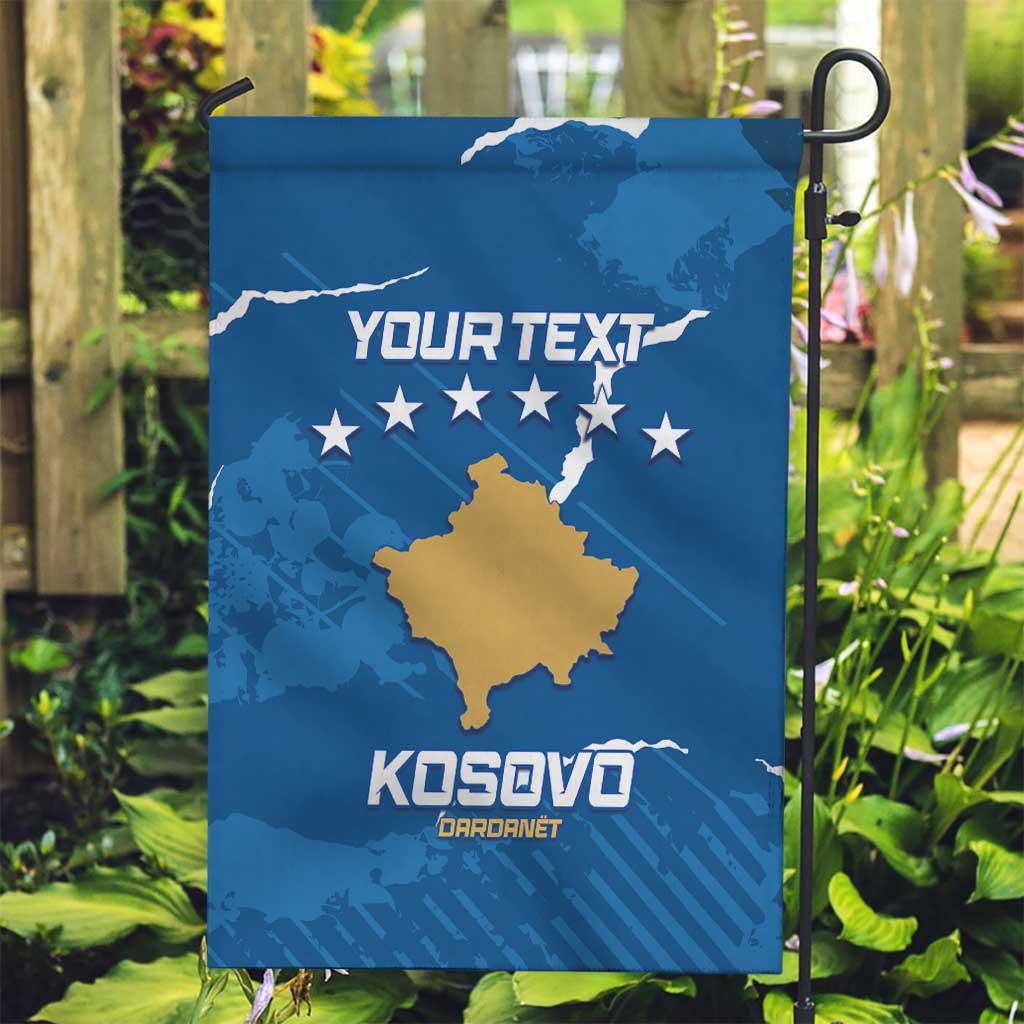 Custom Kosovo Football Garden Flag Come On Dardanet