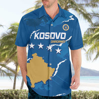 Custom Kosovo Football Hawaiian Shirt Come On Dardanet