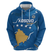 Custom Kosovo Football Hoodie Come On Dardanet