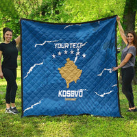 Custom Kosovo Football Quilt Come On Dardanet
