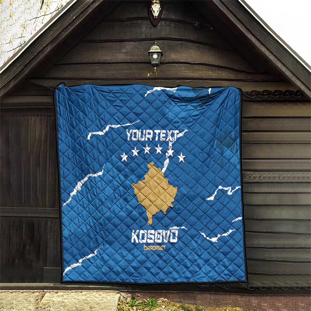 Custom Kosovo Football Quilt Come On Dardanet