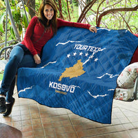 Custom Kosovo Football Quilt Come On Dardanet
