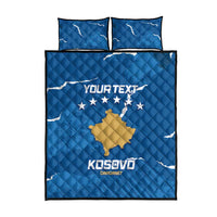 Custom Kosovo Football Quilt Bed Set Come On Dardanet
