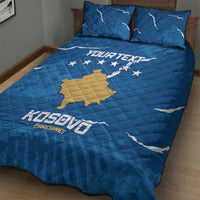 Custom Kosovo Football Quilt Bed Set Come On Dardanet