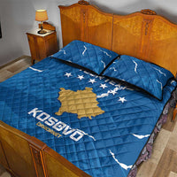 Custom Kosovo Football Quilt Bed Set Come On Dardanet