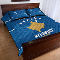 Custom Kosovo Football Quilt Bed Set Come On Dardanet