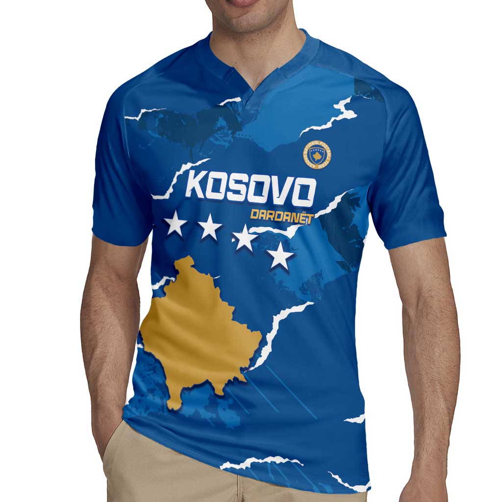 Custom Kosovo Football Rugby Jersey Come On Dardanet