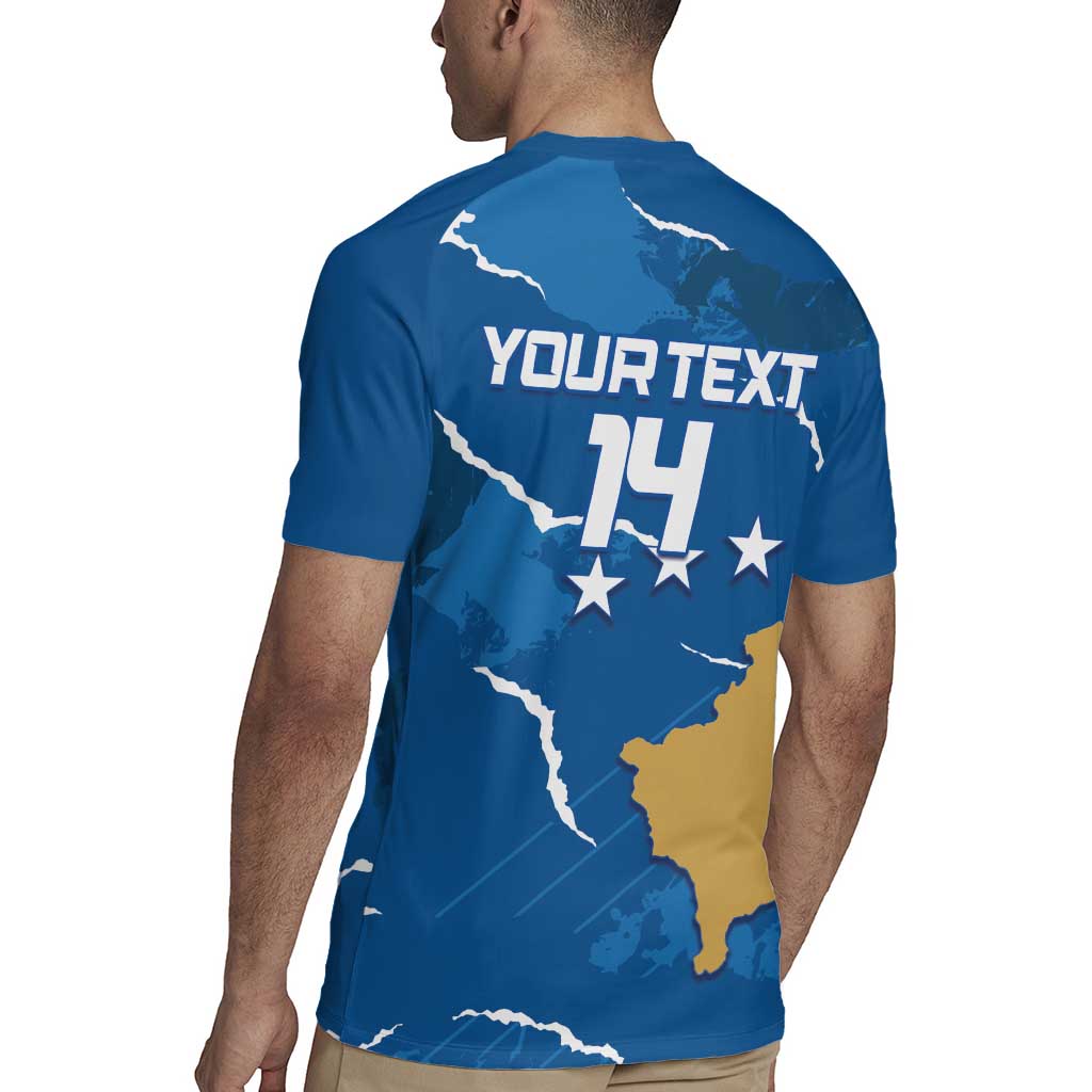 Custom Kosovo Football Rugby Jersey Come On Dardanet