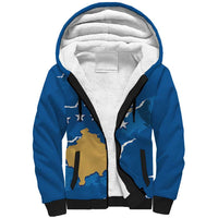 Custom Kosovo Football Sherpa Hoodie Come On Dardanet