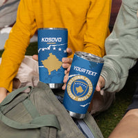 Custom Kosovo Football Tumbler Cup Come On Dardanet
