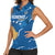 Custom Kosovo Football Women Sleeveless Polo Shirt Come On Dardanet