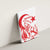 Custom Turkey Football Canvas Wall Art Turkyie Wolf With Crescent-Stars