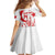 Custom Turkey Football Family Matching Off The Shoulder Long Sleeve Dress and Hawaiian Shirt Turkyie Wolf With Crescent-Stars