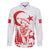 Custom Turkey Football Family Matching Off Shoulder Maxi Dress and Hawaiian Shirt Turkyie Wolf With Crescent-Stars