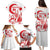 Custom Turkey Football Family Matching Puletasi and Hawaiian Shirt Turkyie Wolf With Crescent-Stars