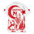 Custom Turkey Football Family Matching Summer Maxi Dress and Hawaiian Shirt Turkyie Wolf With Crescent-Stars
