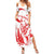 Custom Turkey Football Family Matching Summer Maxi Dress and Hawaiian Shirt Turkyie Wolf With Crescent-Stars