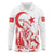 Custom Turkey Football Long Sleeve Polo Shirt Turkyie Wolf With Crescent-Stars