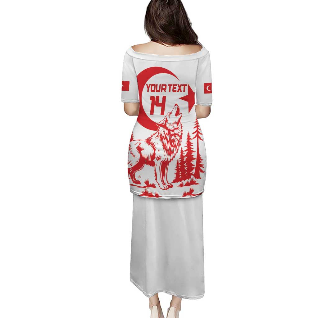 Custom Turkey Football Puletasi Turkyie Wolf With Crescent-Stars