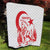 Custom Turkey Football Quilt Turkyie Wolf With Crescent-Stars