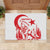 Custom Turkey Football Rubber Doormat Turkyie Wolf With Crescent-Stars