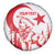 Custom Turkey Football Spare Tire Cover Turkyie Wolf With Crescent-Stars