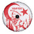Custom Turkey Football Spare Tire Cover Turkyie Wolf With Crescent-Stars