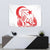 Custom Turkey Football Tapestry Turkyie Wolf With Crescent-Stars