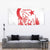Custom Turkey Football Tapestry Turkyie Wolf With Crescent-Stars