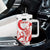 Custom Turkey Football Tumbler With Handle Turkyie Wolf With Crescent-Stars