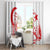 Custom Turkey Football Window Curtain Turkyie Wolf With Crescent-Stars