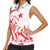 Custom Turkey Football Women Sleeveless Polo Shirt Turkyie Wolf With Crescent-Stars