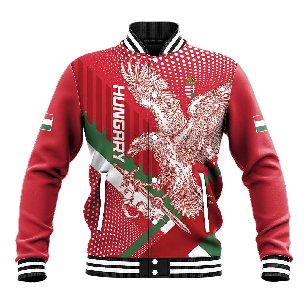 Custom Hungary Football Baseball Jacket Come On Magyarok