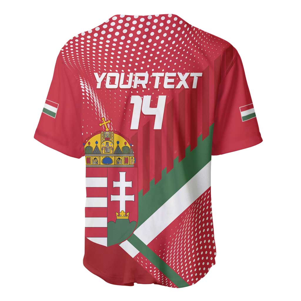Custom Hungary Football Baseball Jersey Come On Magyarok