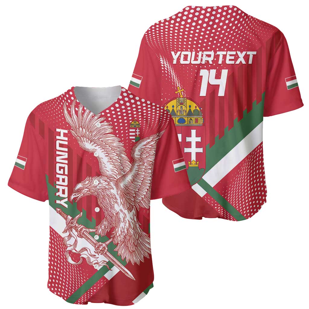 Custom Hungary Football Baseball Jersey Come On Magyarok