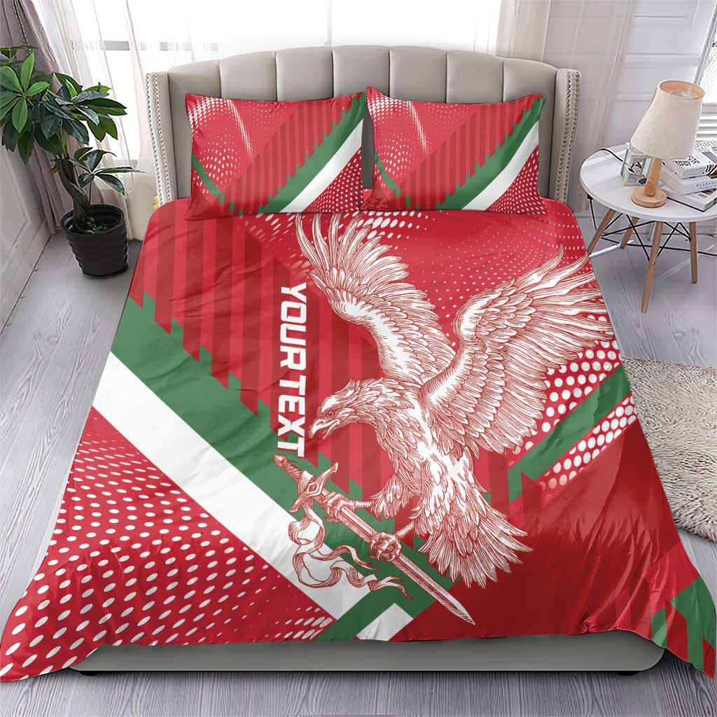 Custom Hungary Football Bedding Set Come On Magyarok