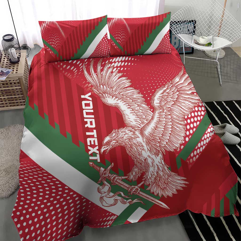 Custom Hungary Football Bedding Set Come On Magyarok